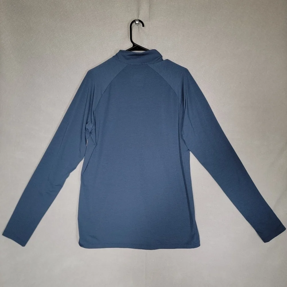North Face Mens Blue 1/4 Zip Wander Pullover Size Medium